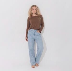 Anthropologie Contrast Insert Top